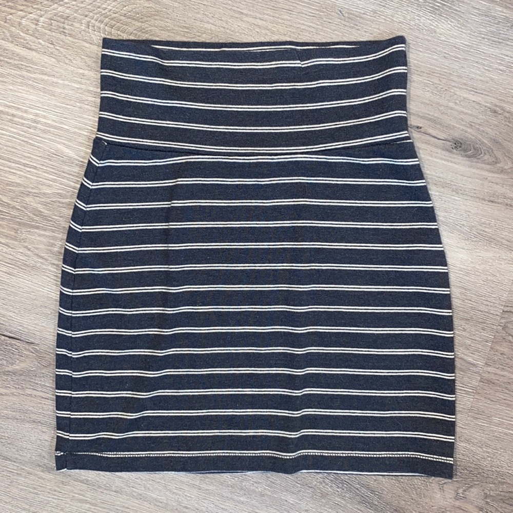 3/25 Striped Mini Skirt